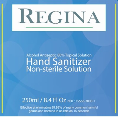 75566-3800-1 250ML Front Panel - 75566 3800 1 250 ML Front Panel